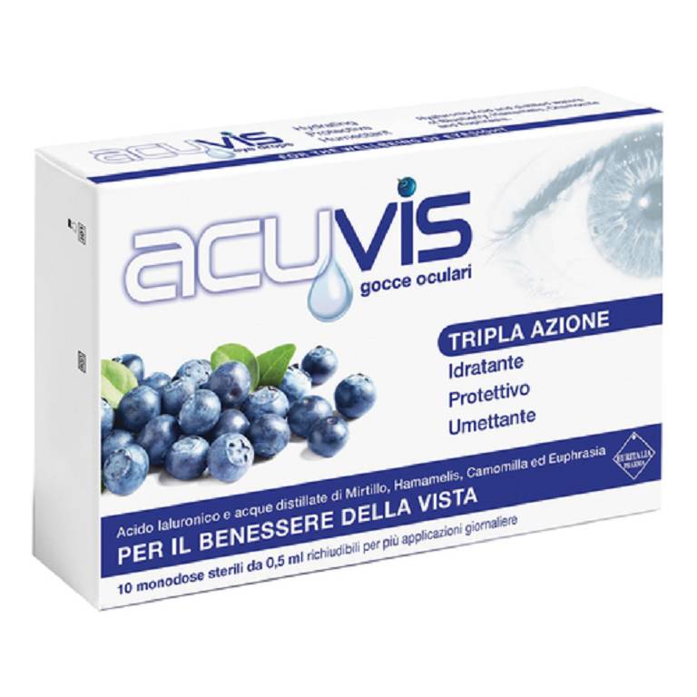 ACUVIS GOCCE OCUL 10FL 0,5ML