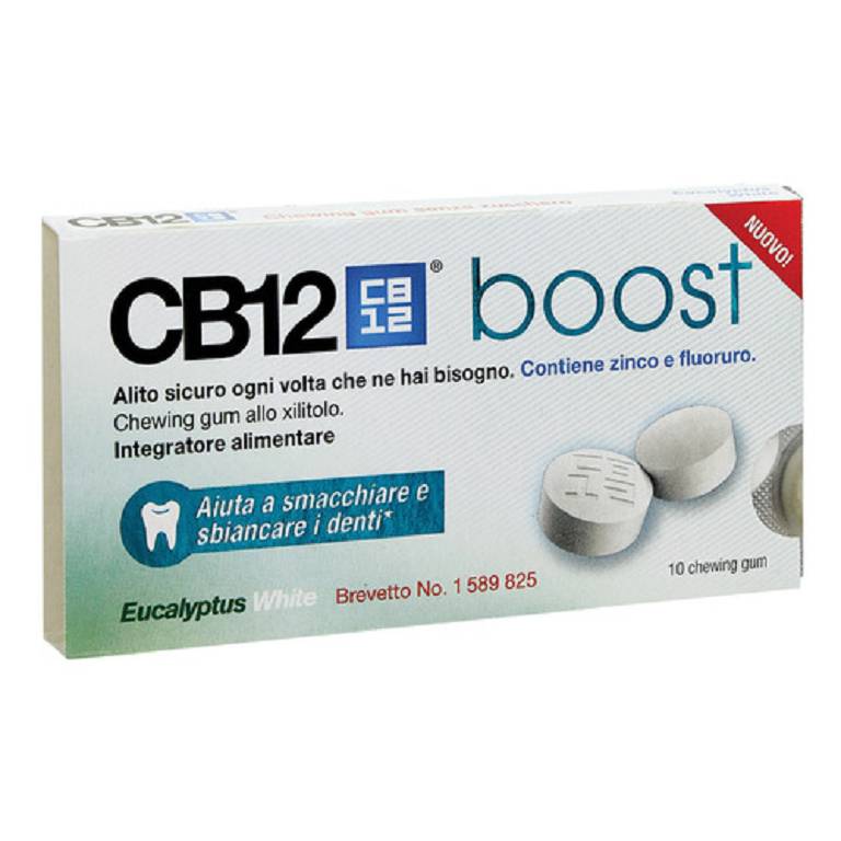 CB12 BOOST EUCAL WHITE 10CHEW