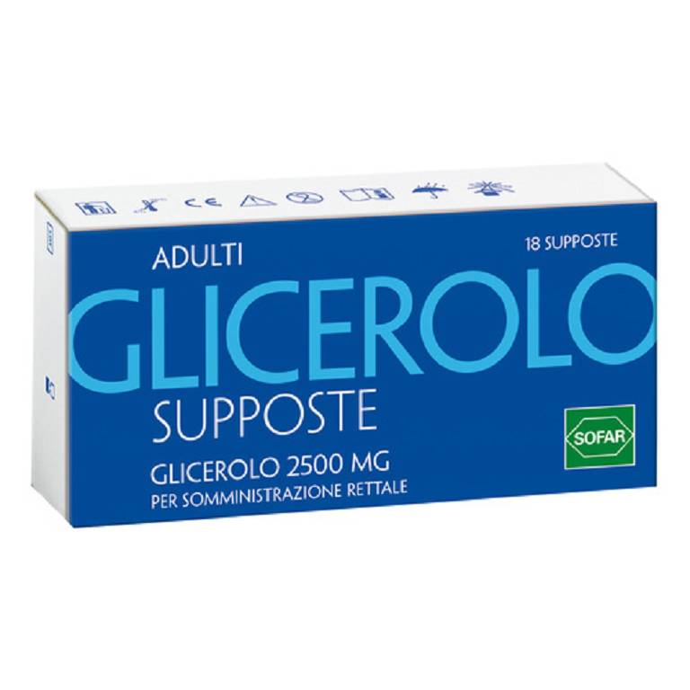 GLICEROLO SUPP AD 2500MG 18PZ