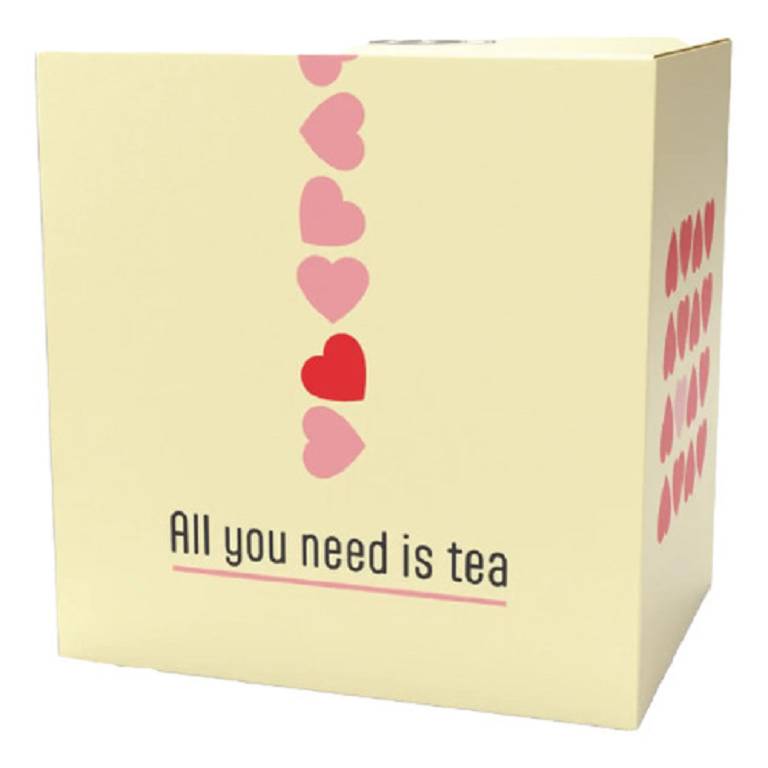 HANDY MUG HEART YELLOW 450ML
