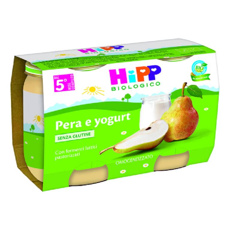 HIPP BIO OMOG PERA/YOGURT2X125